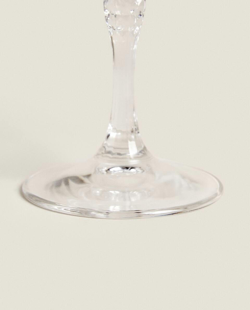 FACETED COCKTAIL GLASS