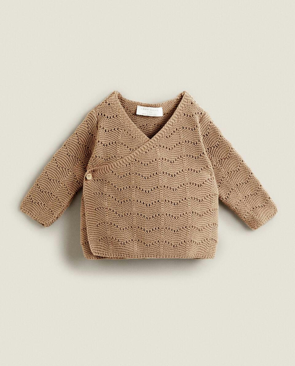 OPEN-KNIT CARDIGAN