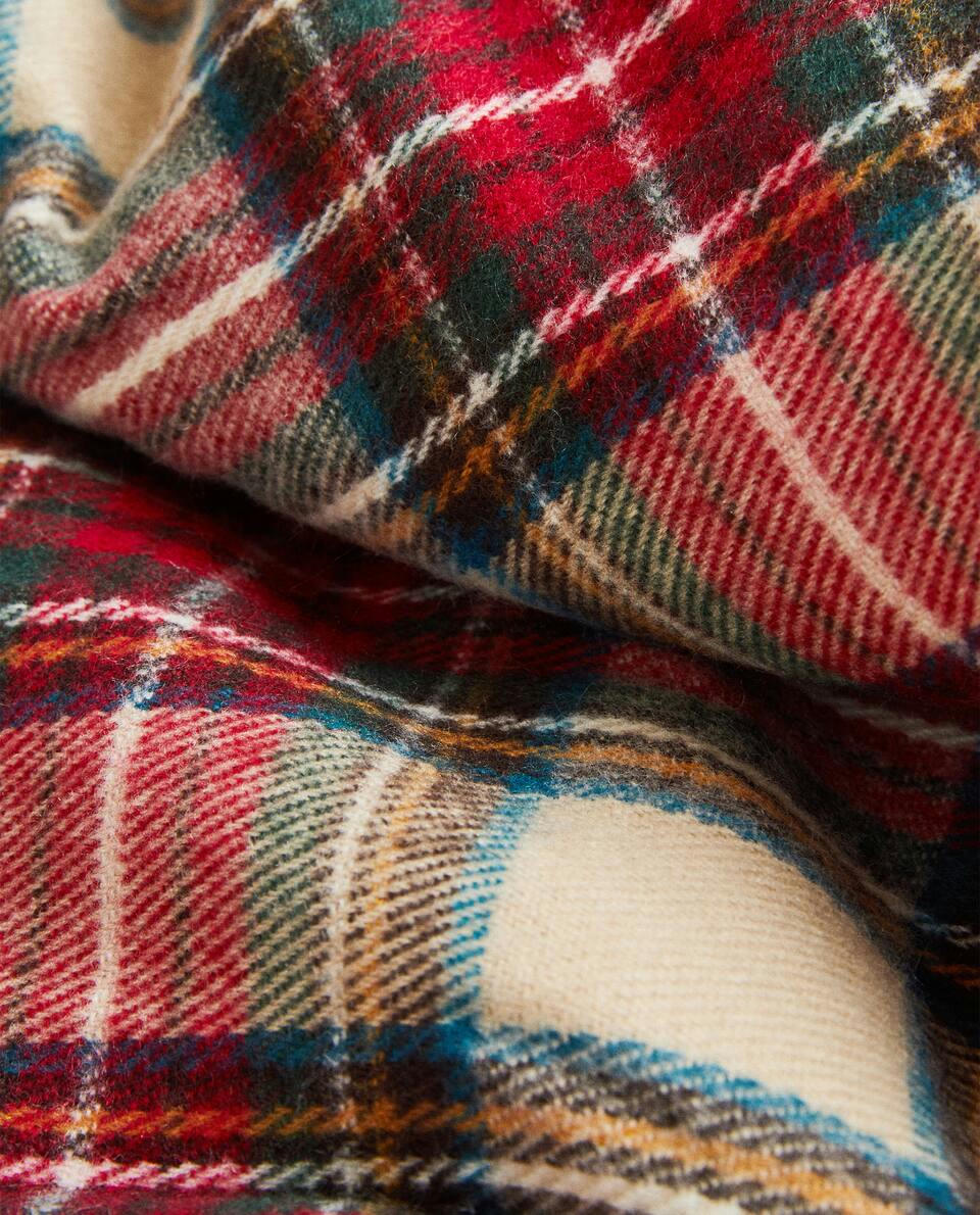 CHRISTMAS REVERSIBLE TARTAN BLANKET