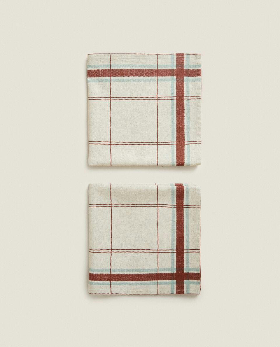 CHECK PRINT NAPKIN PACK