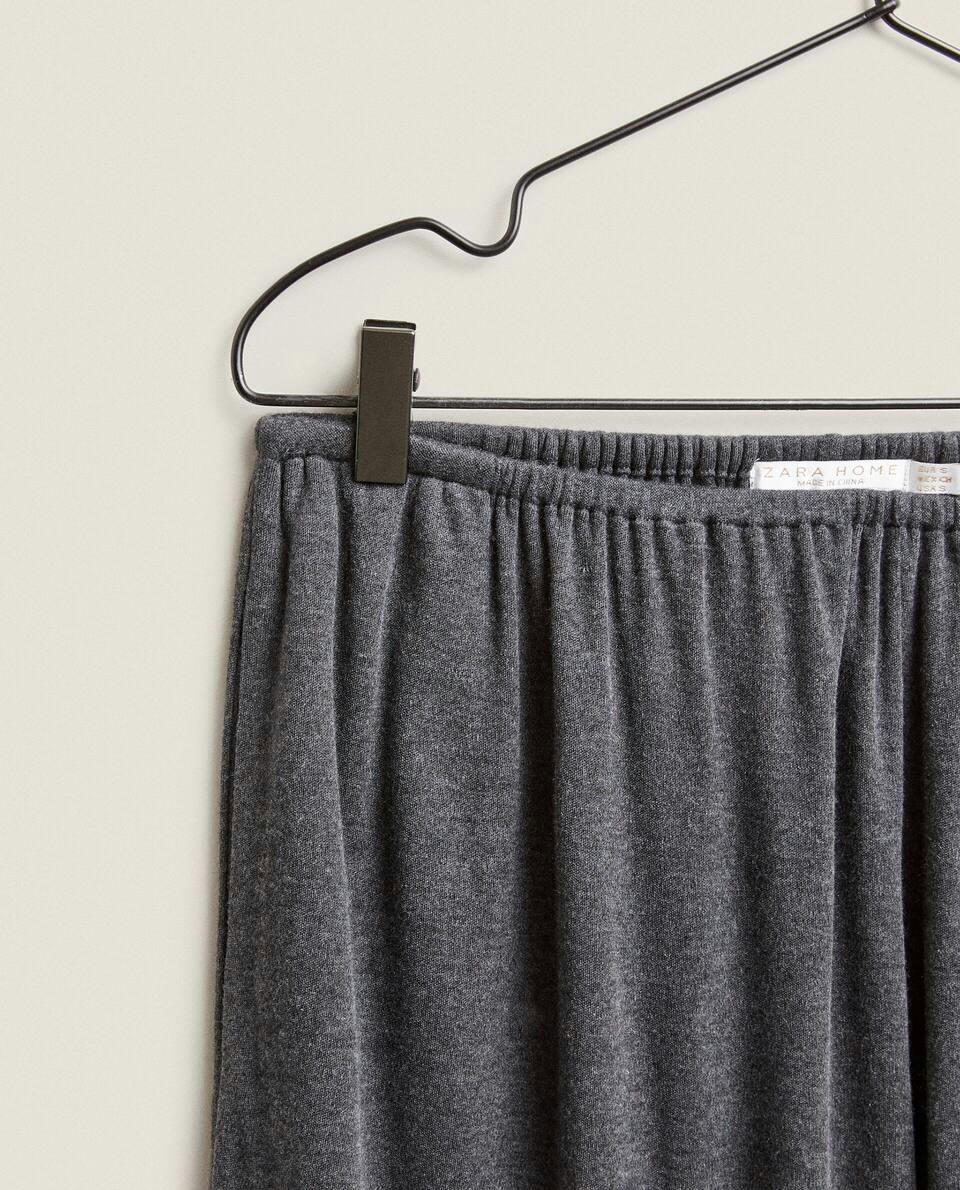 LYOCELL AND CASHMERE TROUSERS