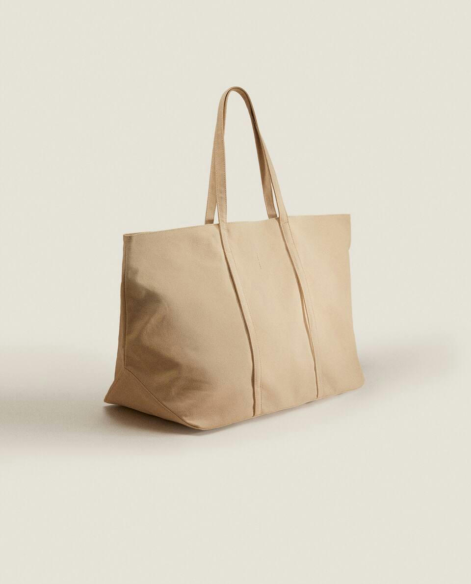 LARGE FABRIC TOTE BAG