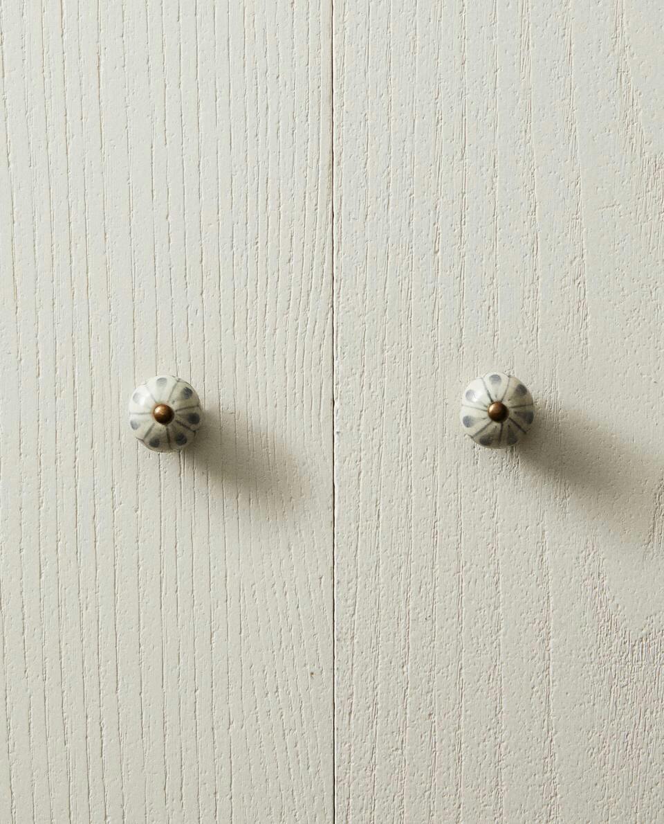 FLOWER DOOR KNOB (PACK OF 2)