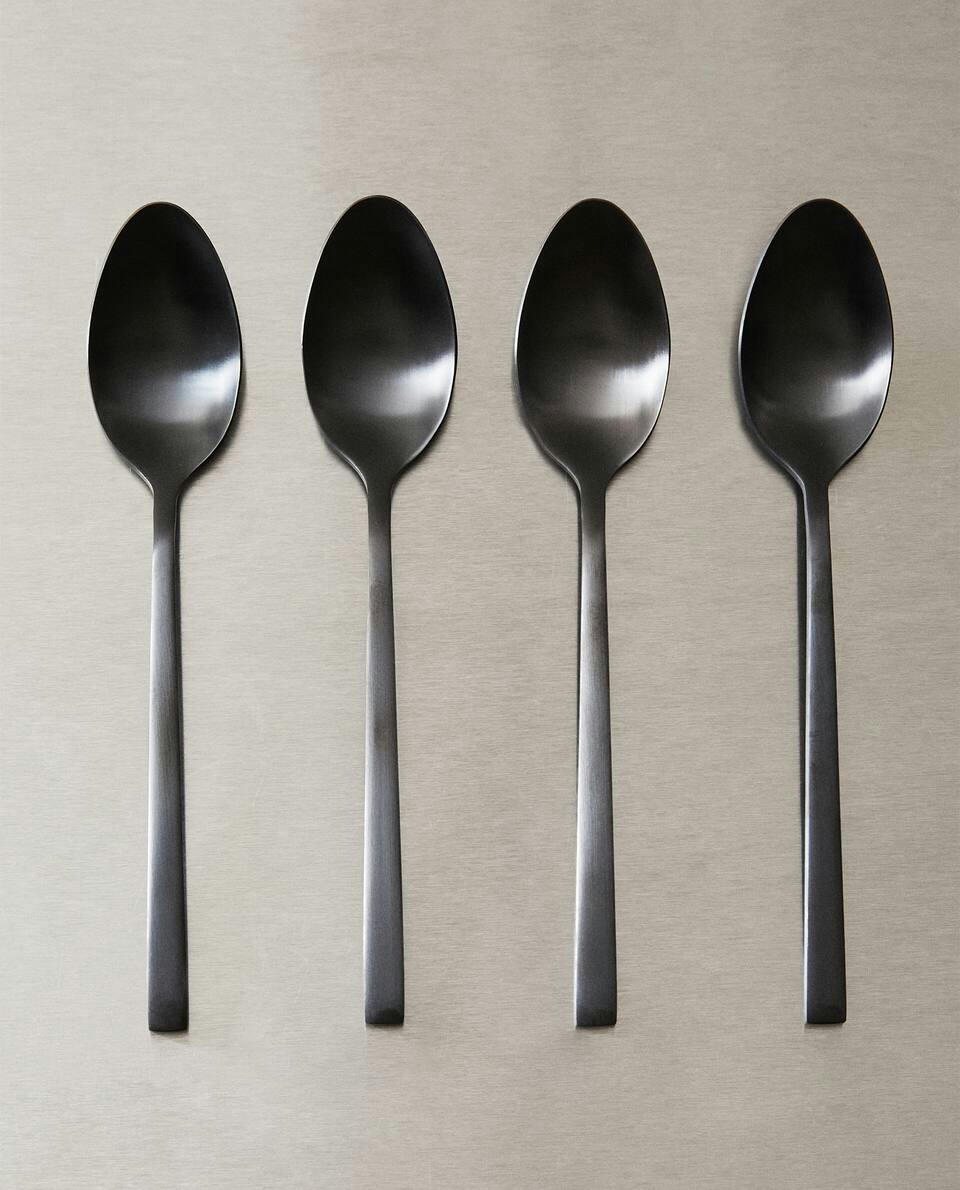 MATTE BLACK CUTLERY SET