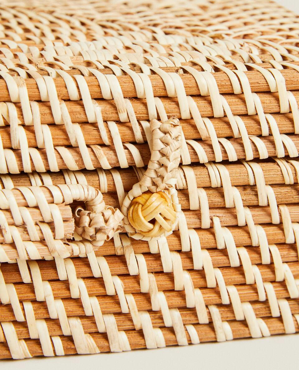 KIDS’ DIAMOND RATTAN BRIEFCASE