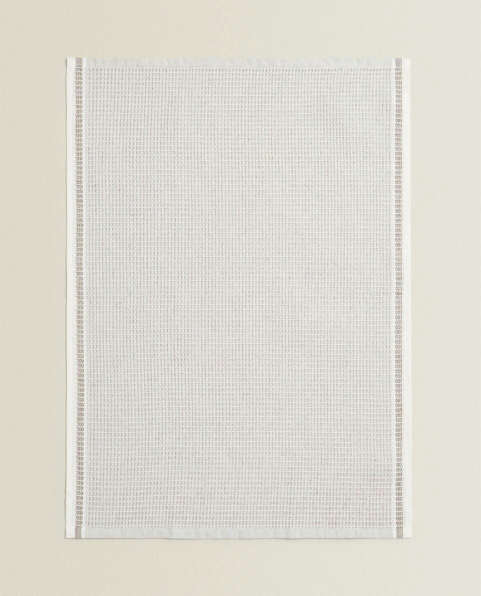 WAFFLE KNIT TEA TOWEL (PACK OF 2)