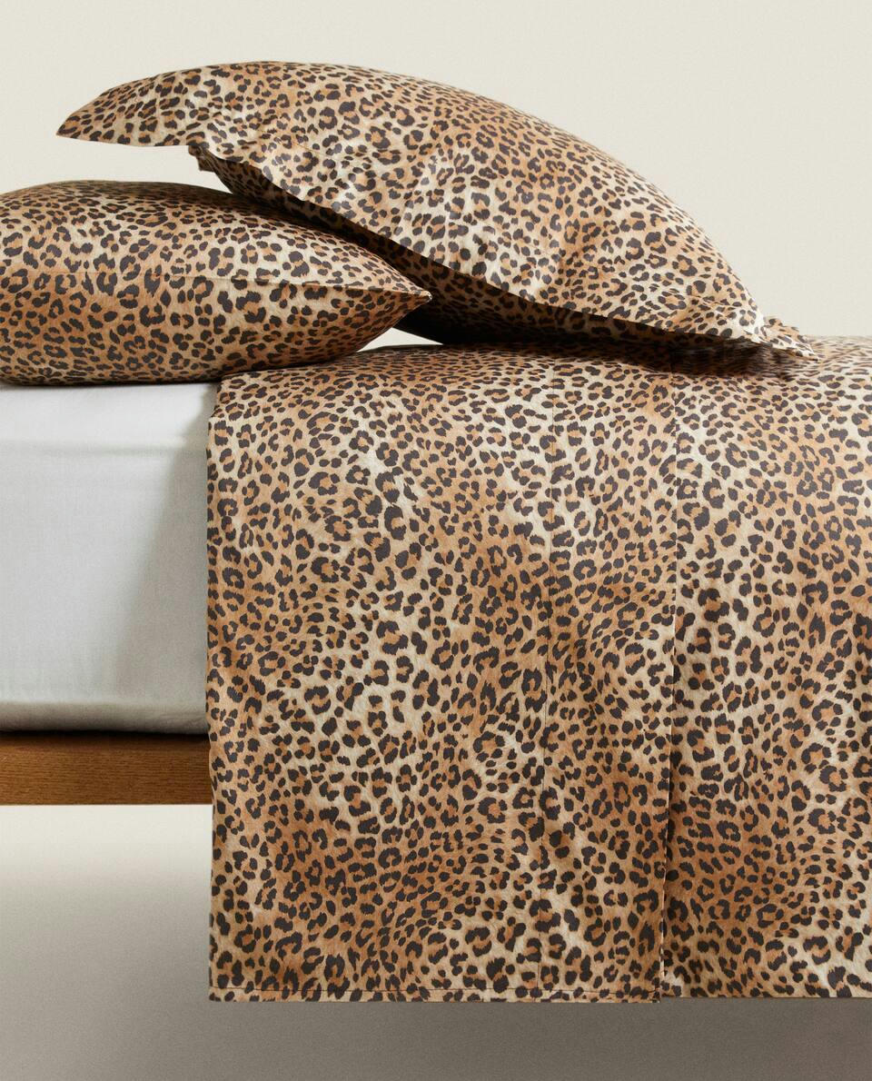 LEOPARD SATEEN DUVET COVER