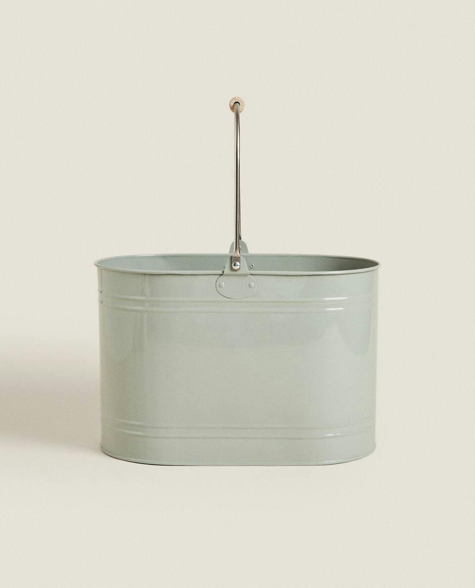 LACQUERED STEEL BUCKET