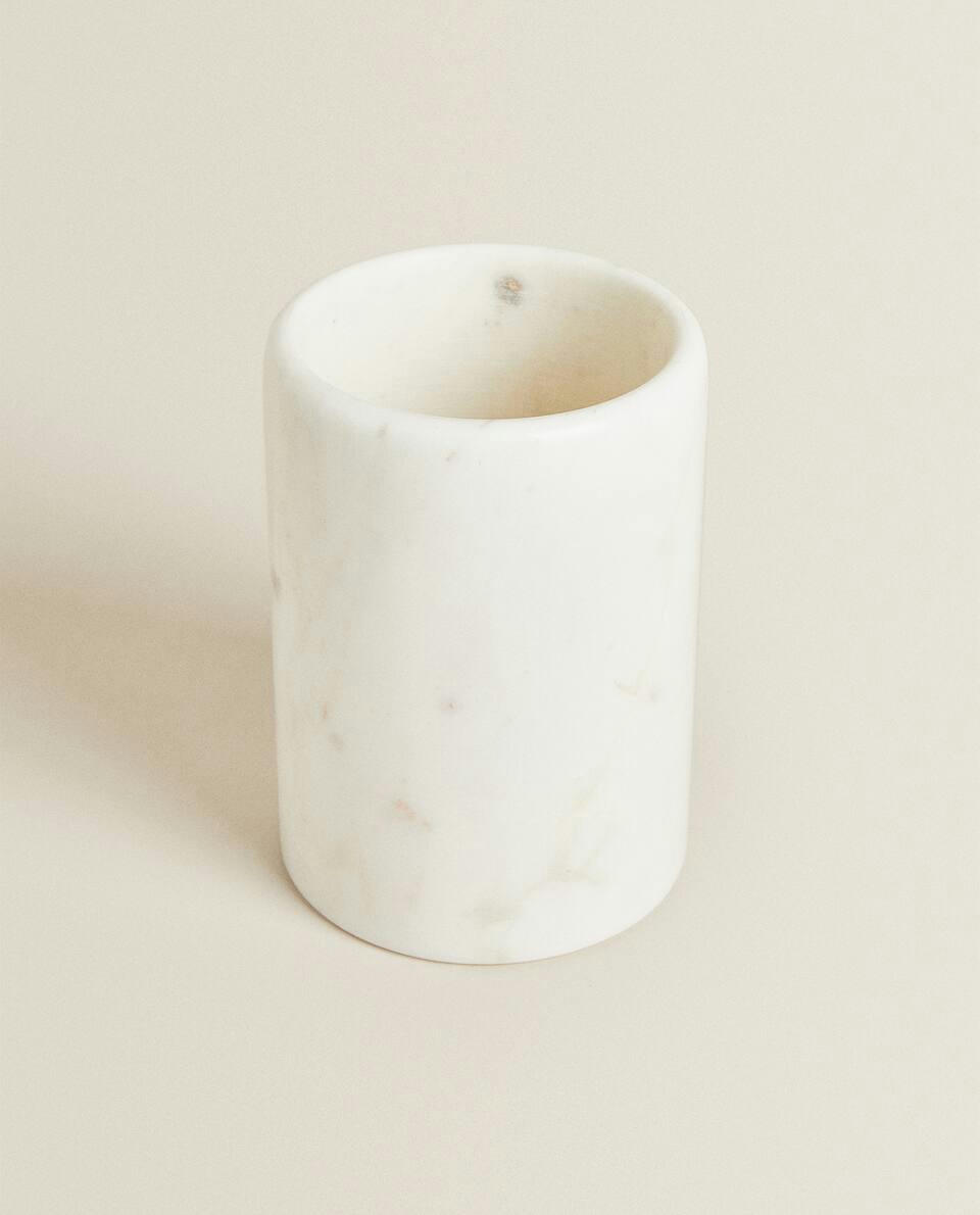 MARBLE UTENSIL JAR