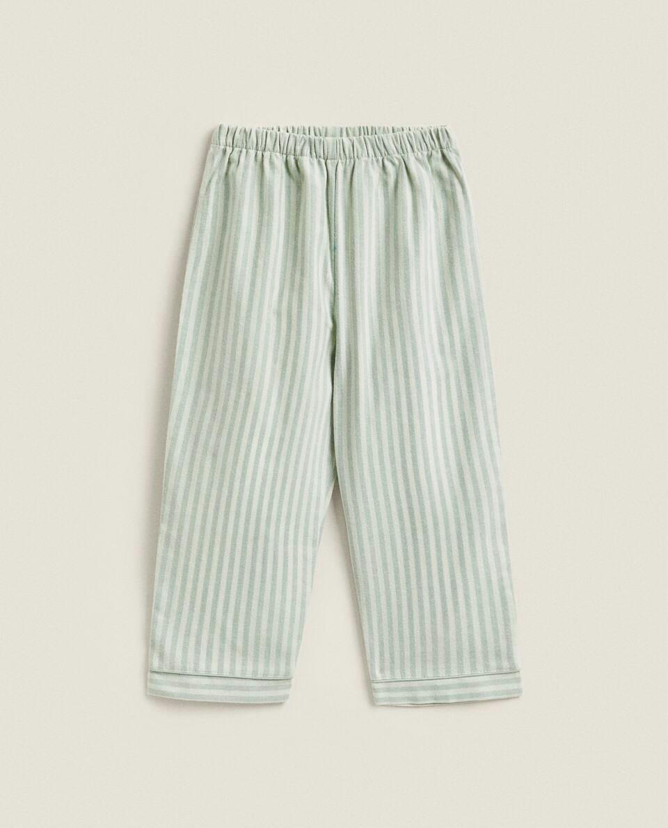 KID’S STRIPED FLANNEL SET OF PYJAMAS