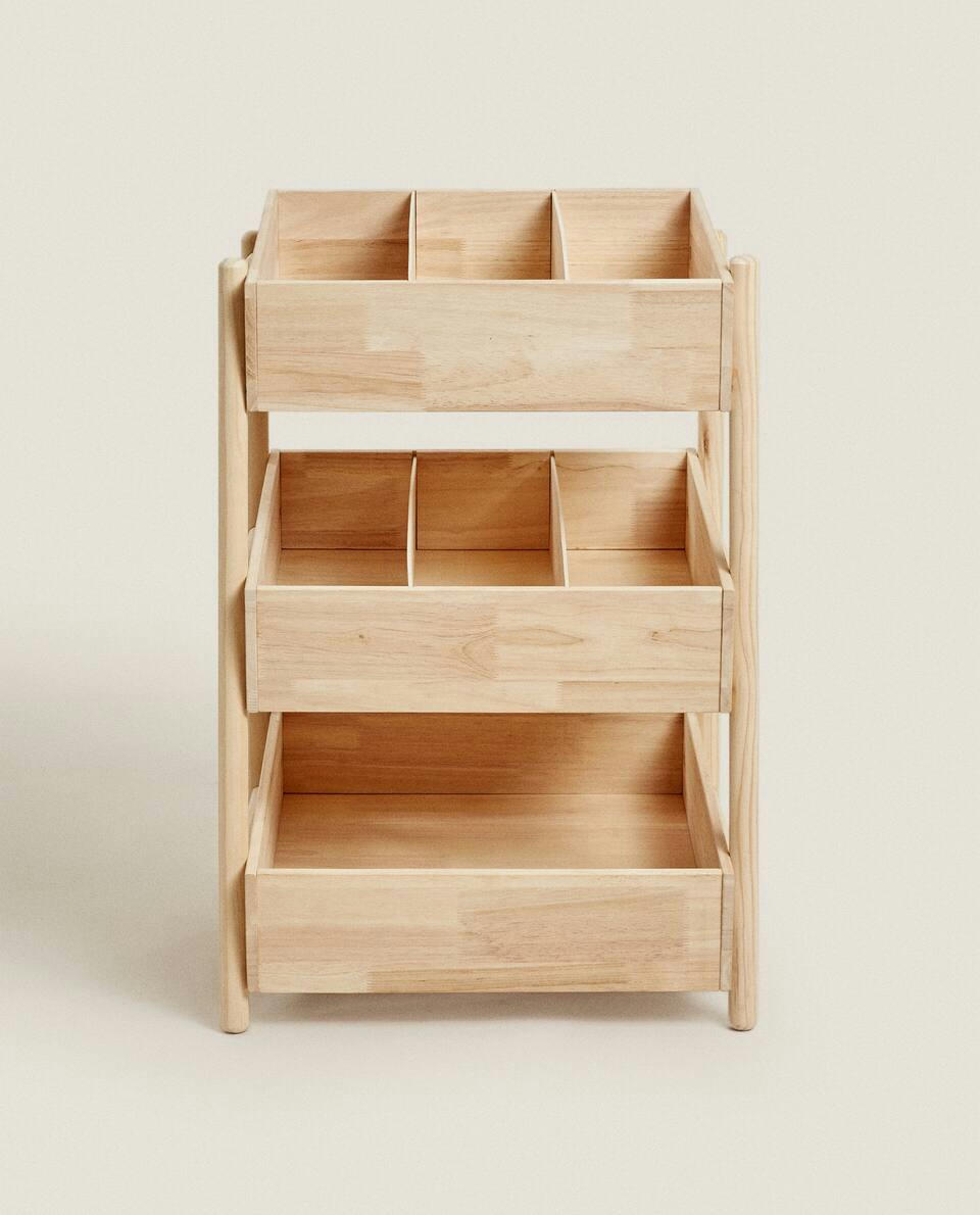 CHILDREN'S SHELVES WITH DRAWERS