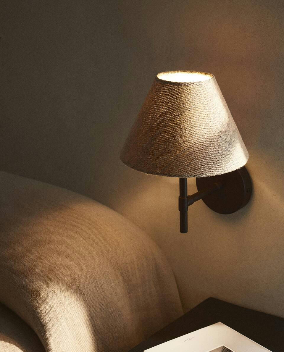 LINEN LAMPSHADE APPLIQUé