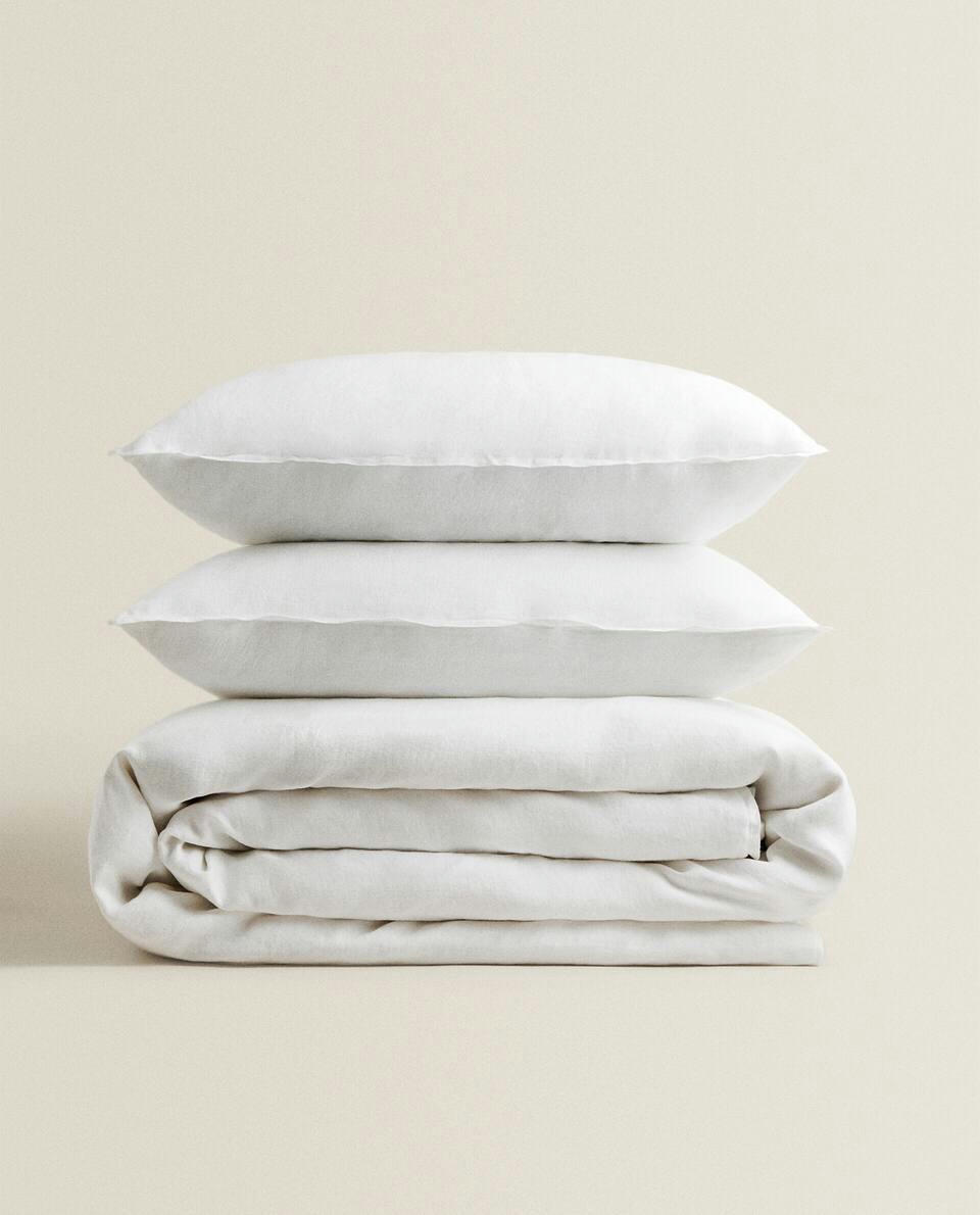 (140 GxM2) WASHED LINEN DUVET COVER
