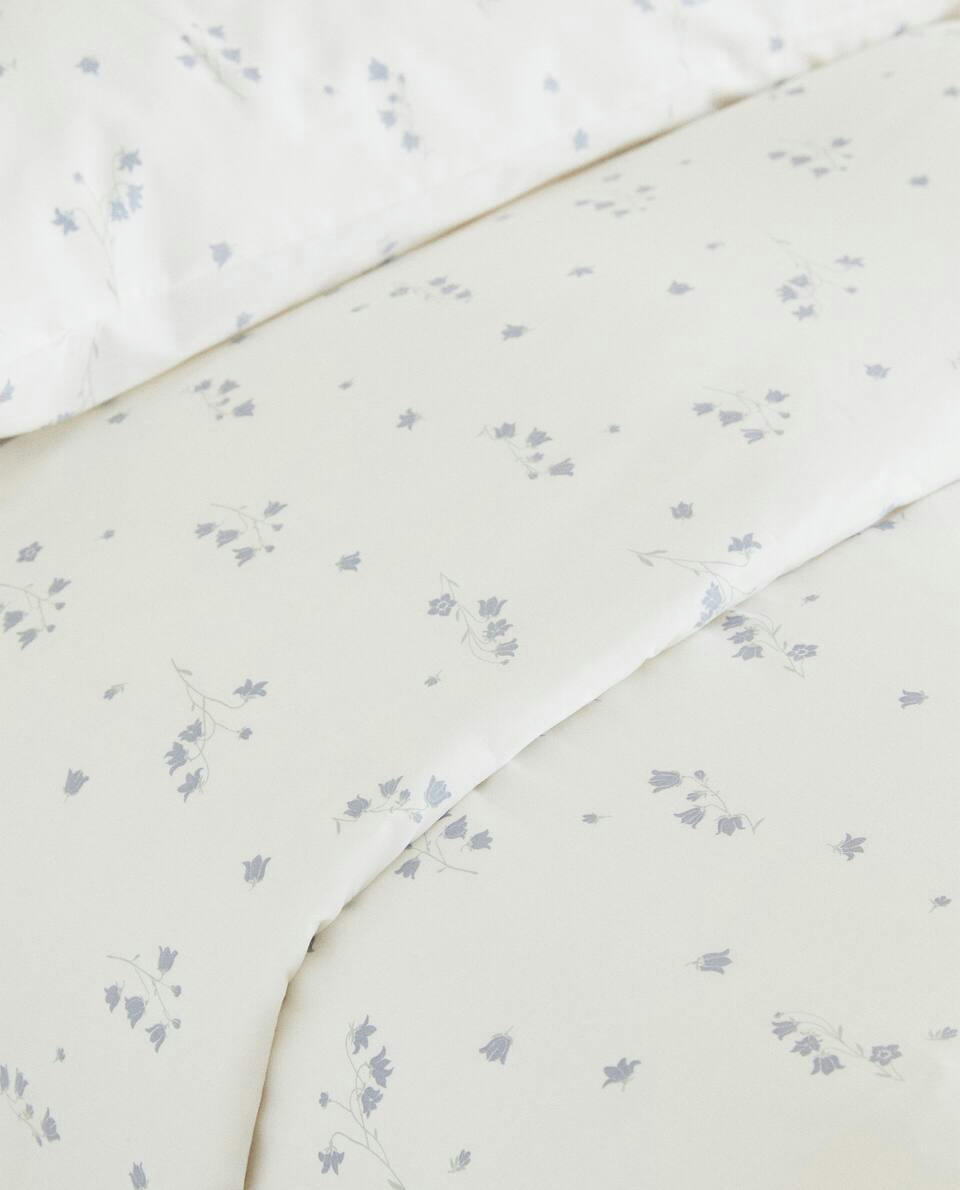 FLORAL PRINT DUVET COVER