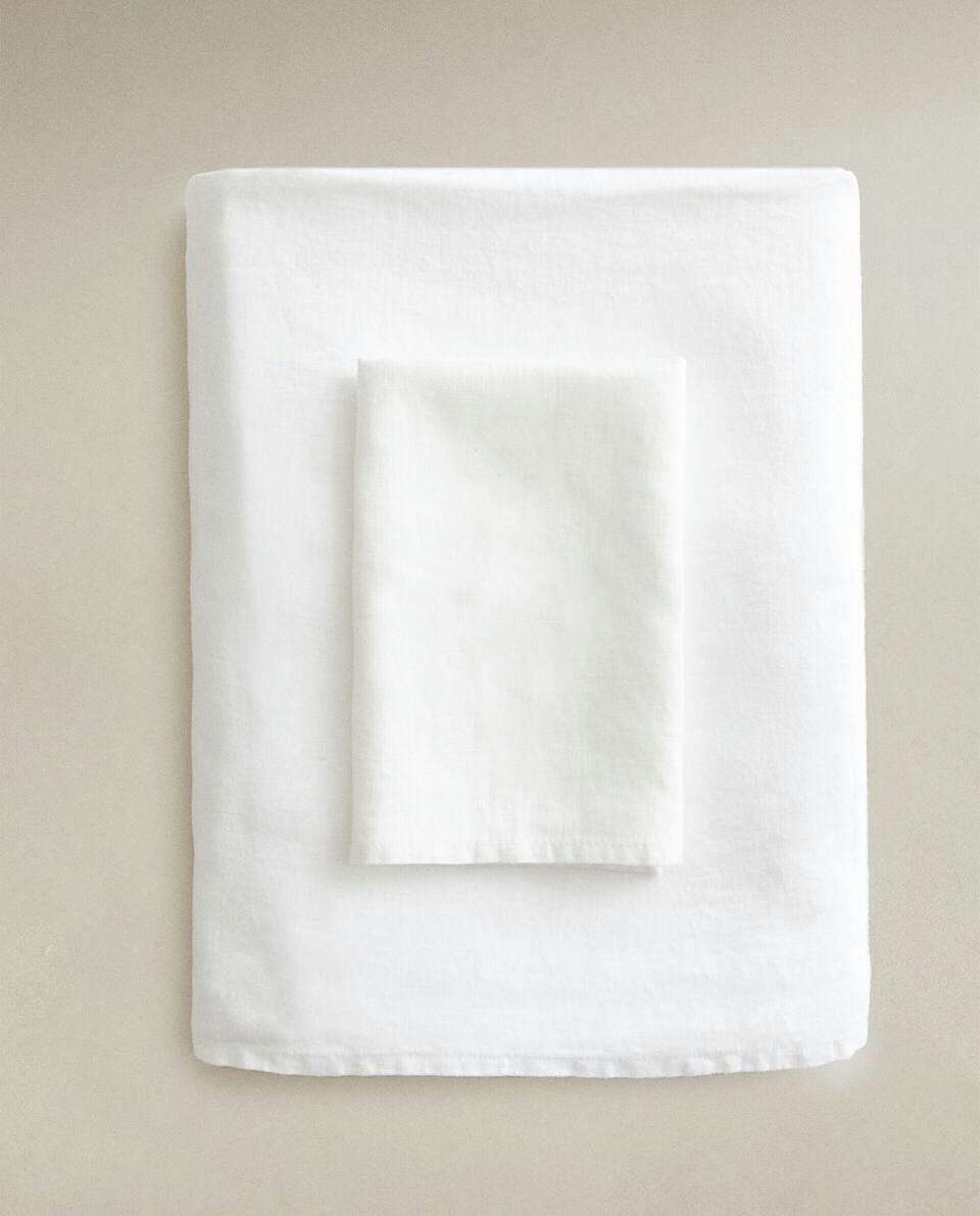 WASHED LINEN TABLECLOTH