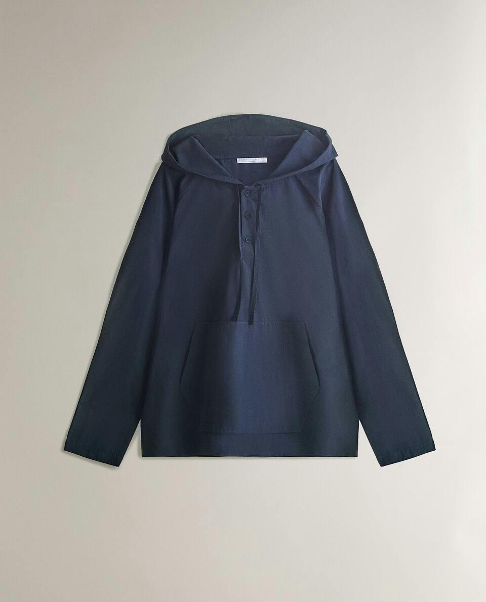 HOODED SHIRT