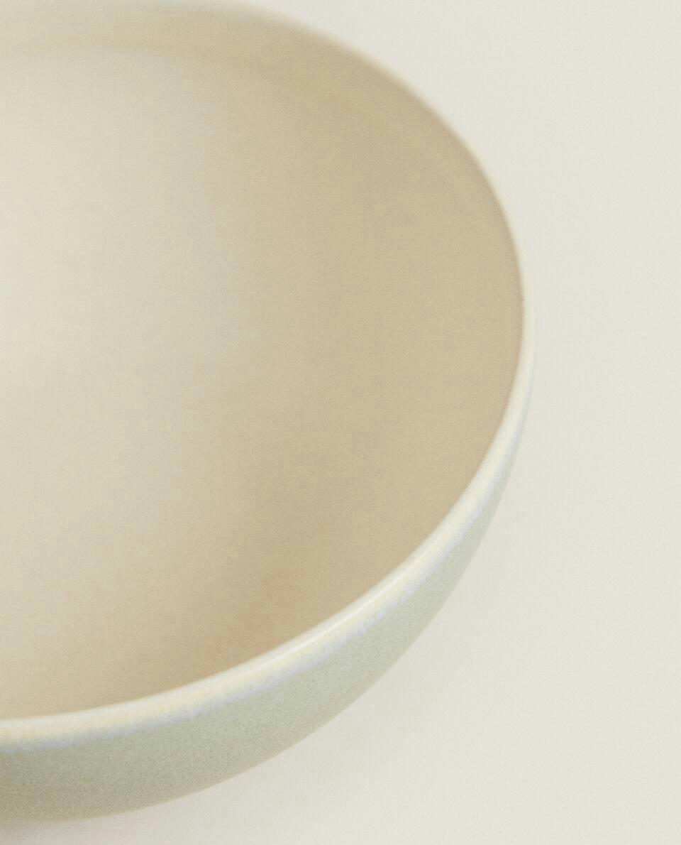 COLOURED STONEWARE BOWL