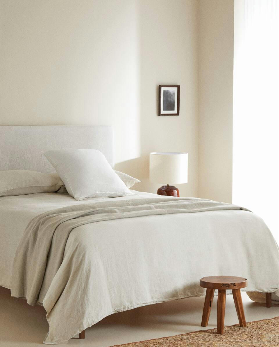 (140 GxM2) WASHED LINEN DUVET COVER
