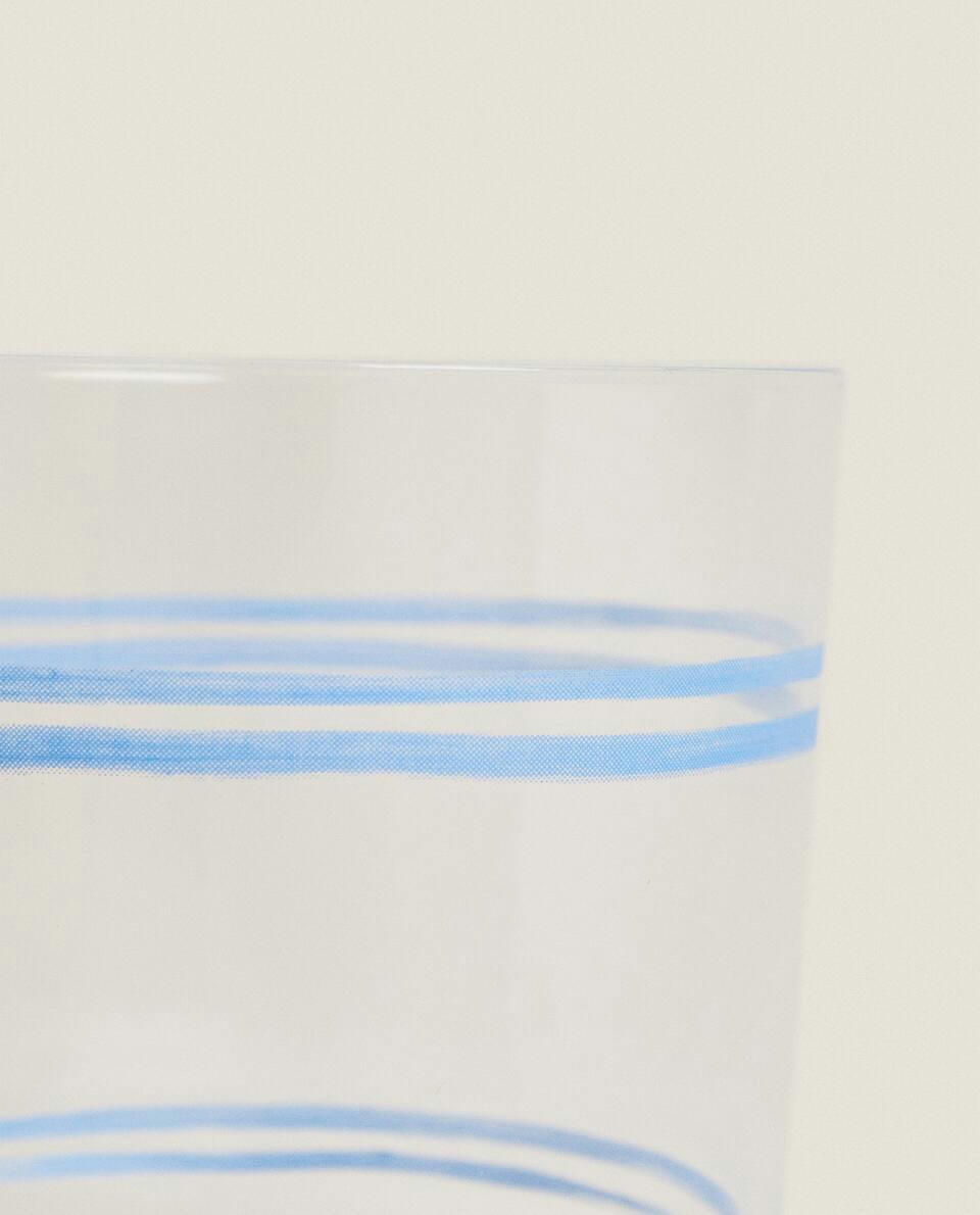 DRAGONFLY TRANSFER GLASS TUMBLER