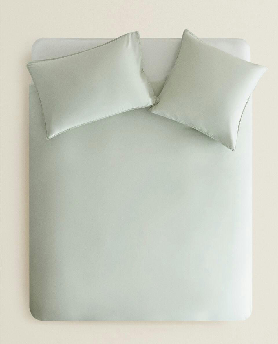 DOUBLE TOPSTITCHED DUVET COVER