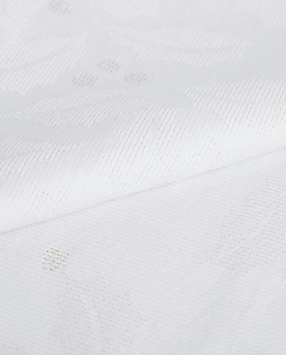 PACK OF GLITTERY CHRISTMAS FLORAL JACQUARD NAPKINS (PACK OF 2)