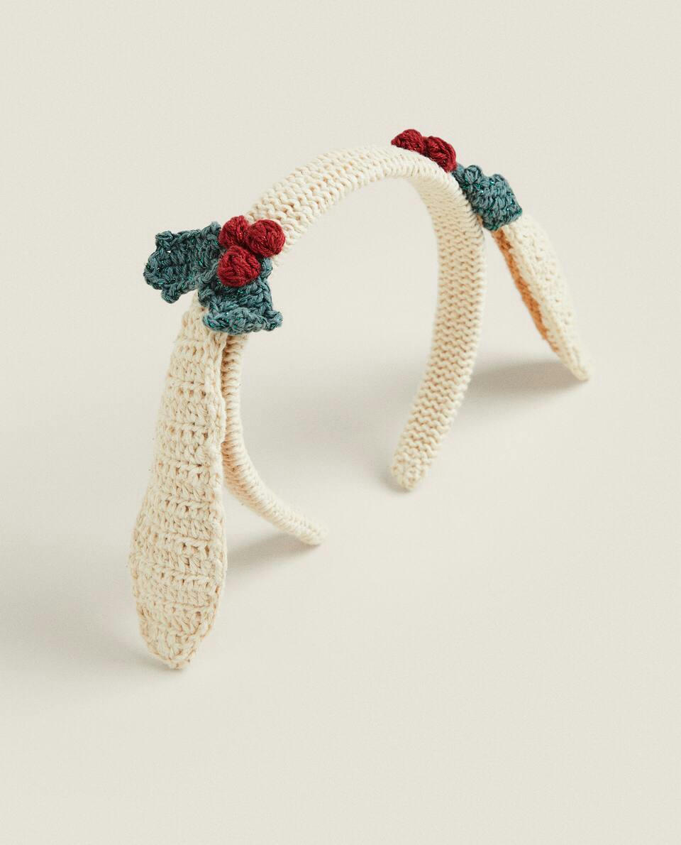 CHILDREN’S CROCHET CHRISTMAS RABBIT HEADBAND