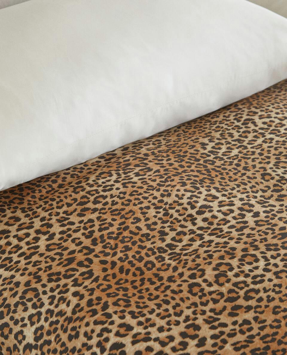 LEOPARD SATEEN DUVET COVER