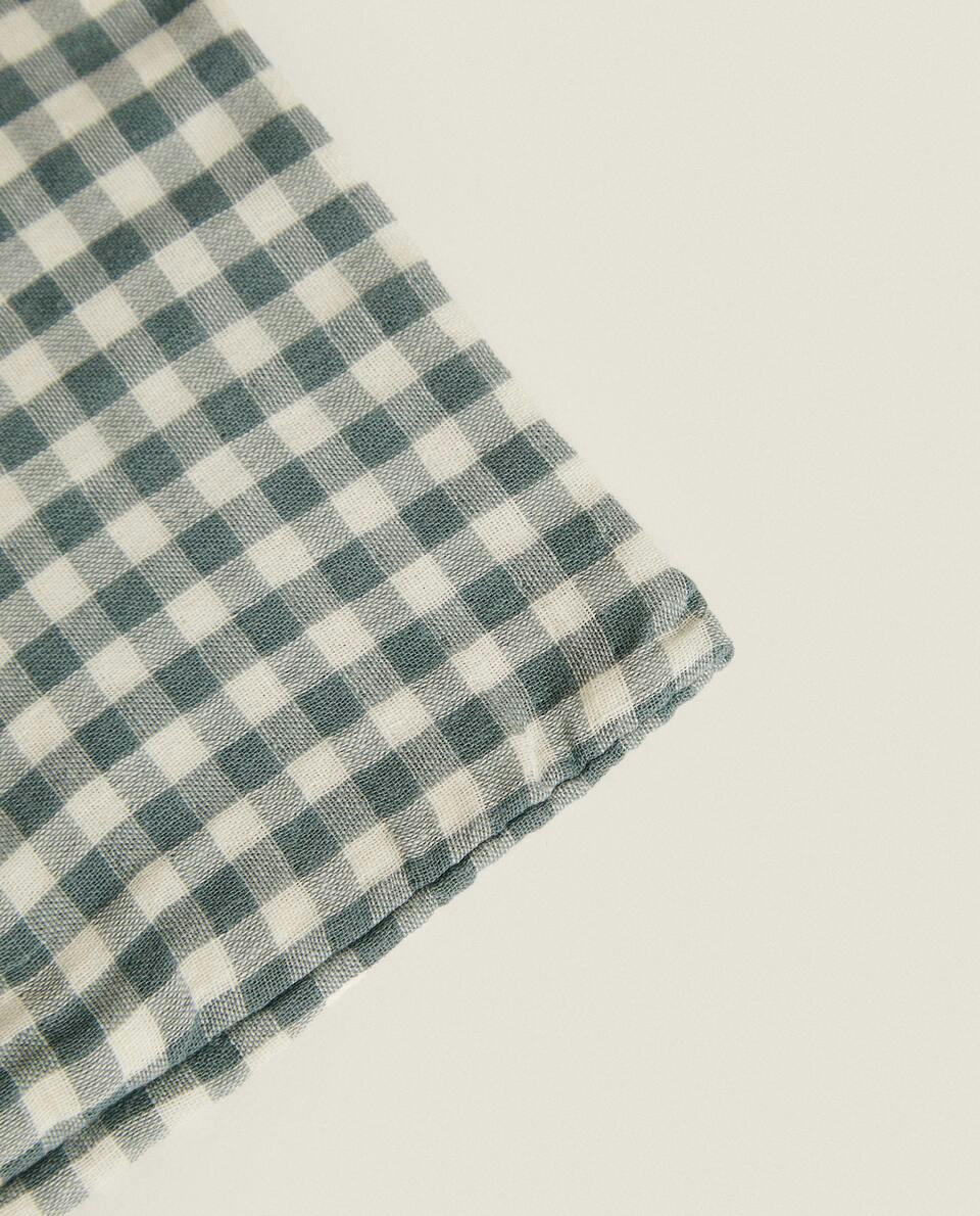 GINGHAM DUVET COVER AND PILLOWCASE SET