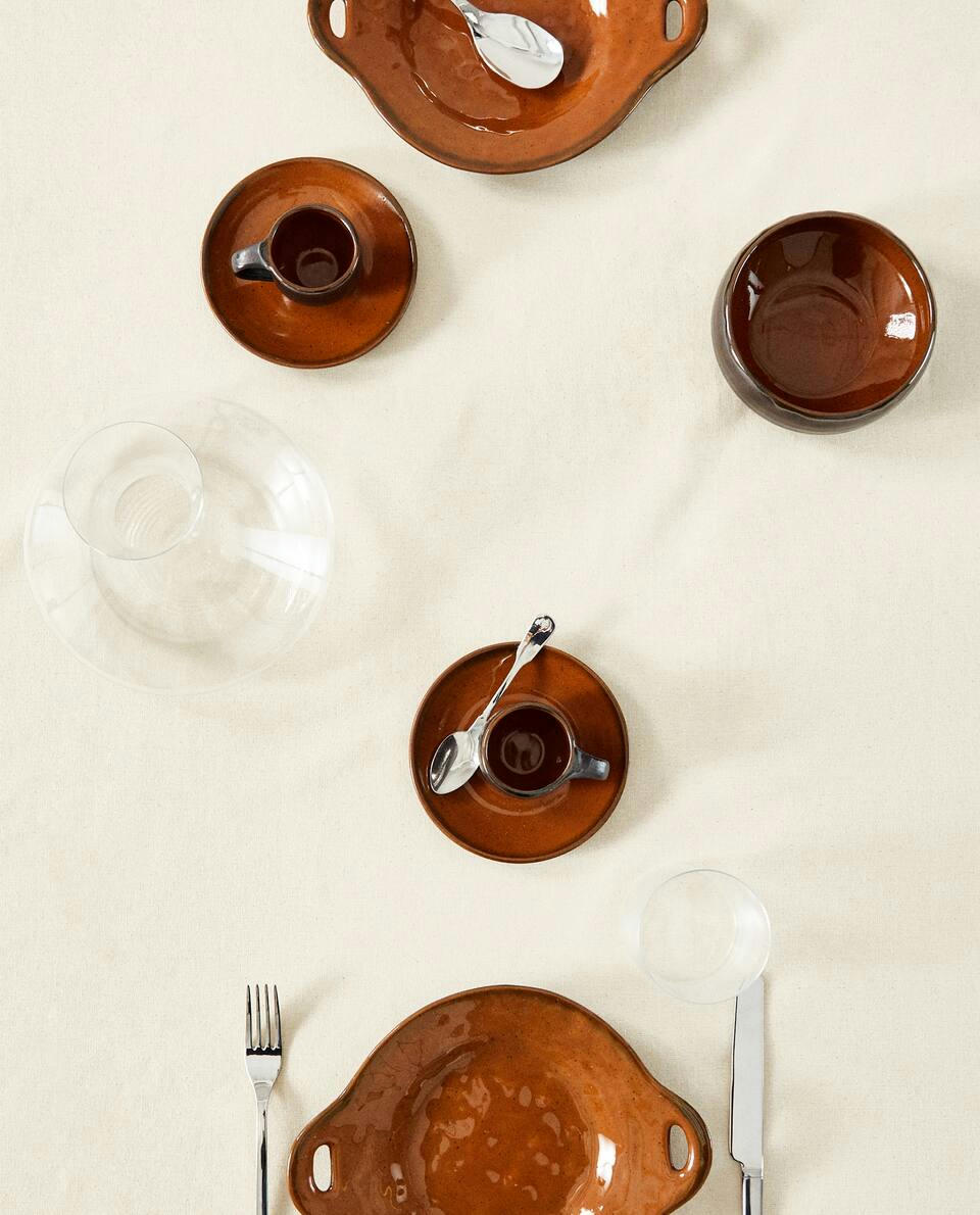 DYED THREAD COTTON TABLECLOTH