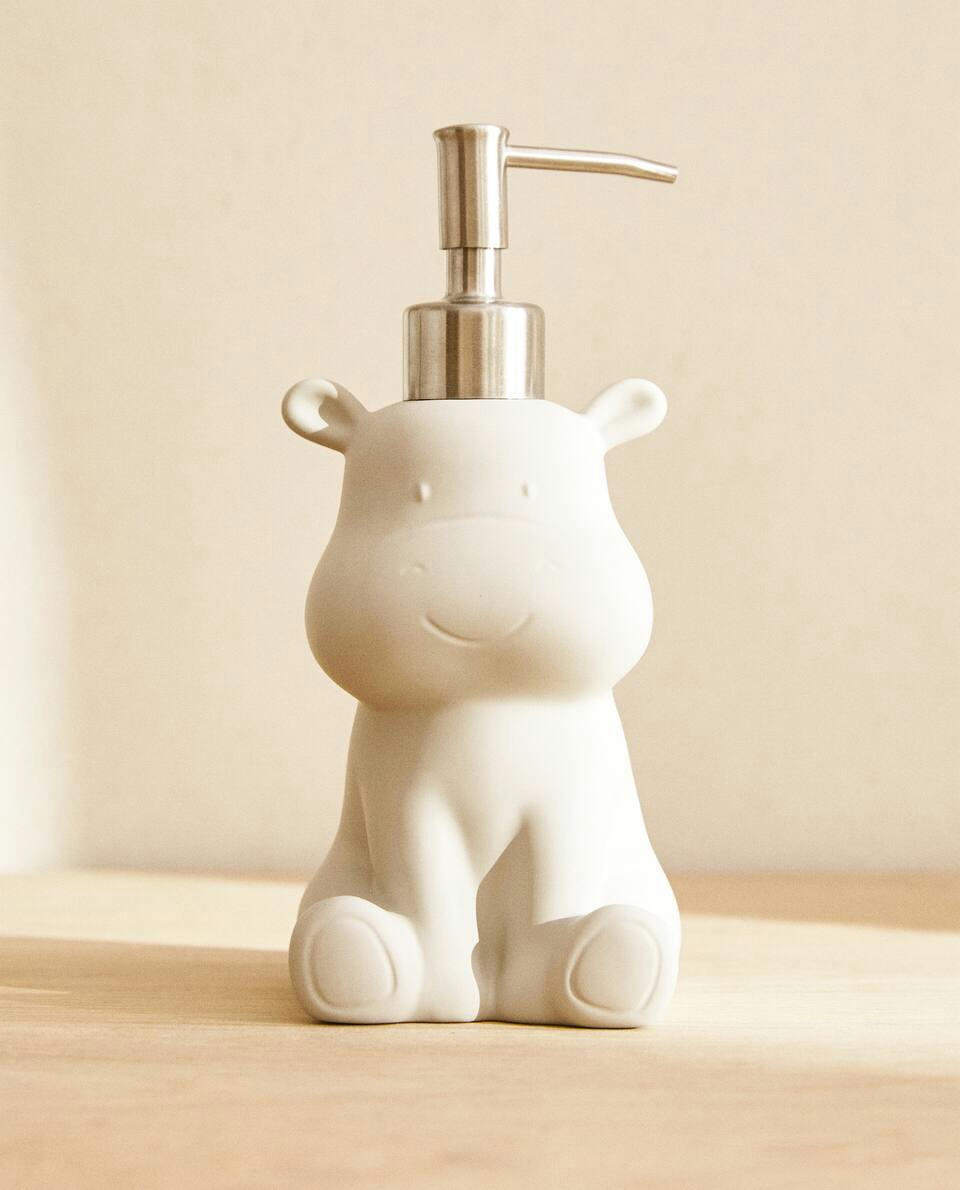 CERAMIC HIPPOPOTAMUS DISPENSER