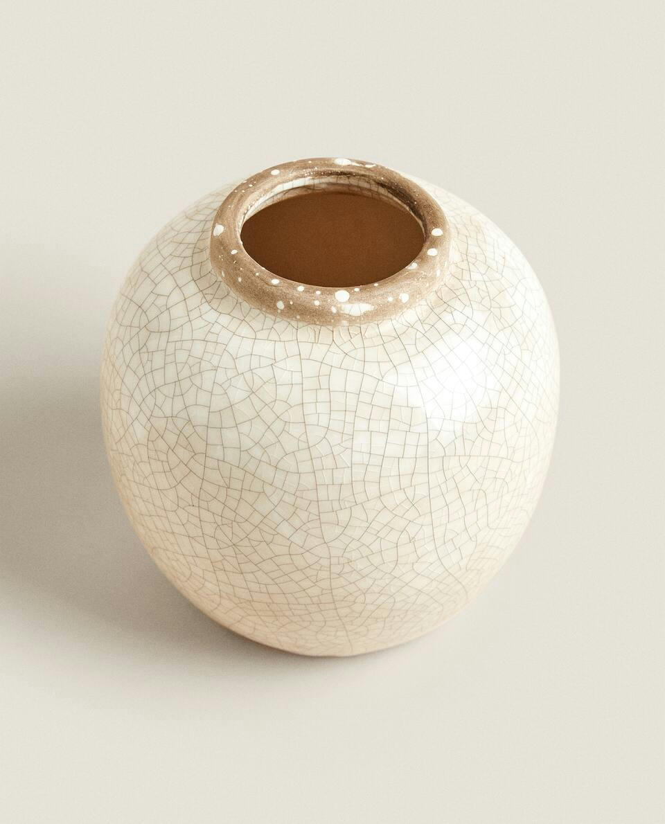 CRACKLED VASE