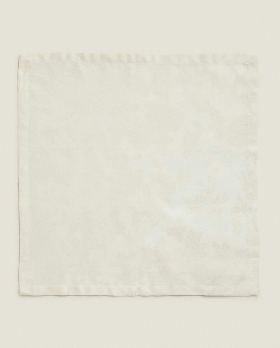 FLORAL JACQUARD NAPKINS (PACK OF 2)