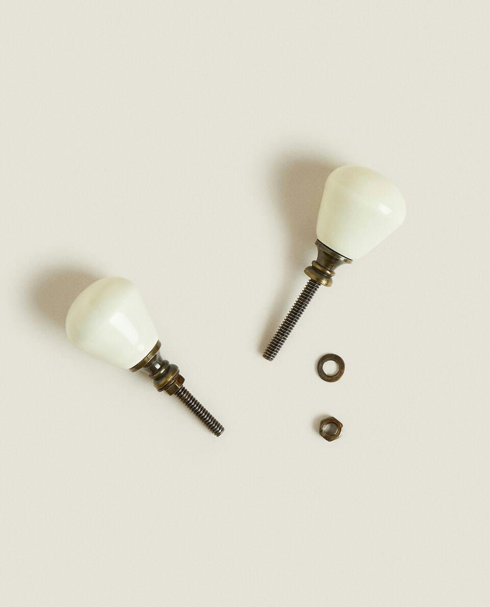 ROUND DOOR KNOB (PACK OF 2)