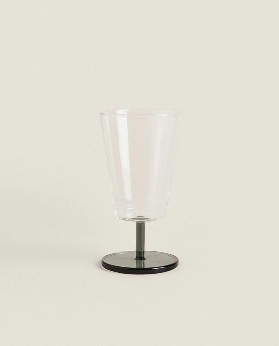 BOROSILICATE GLASS WITH COLOURED STEM