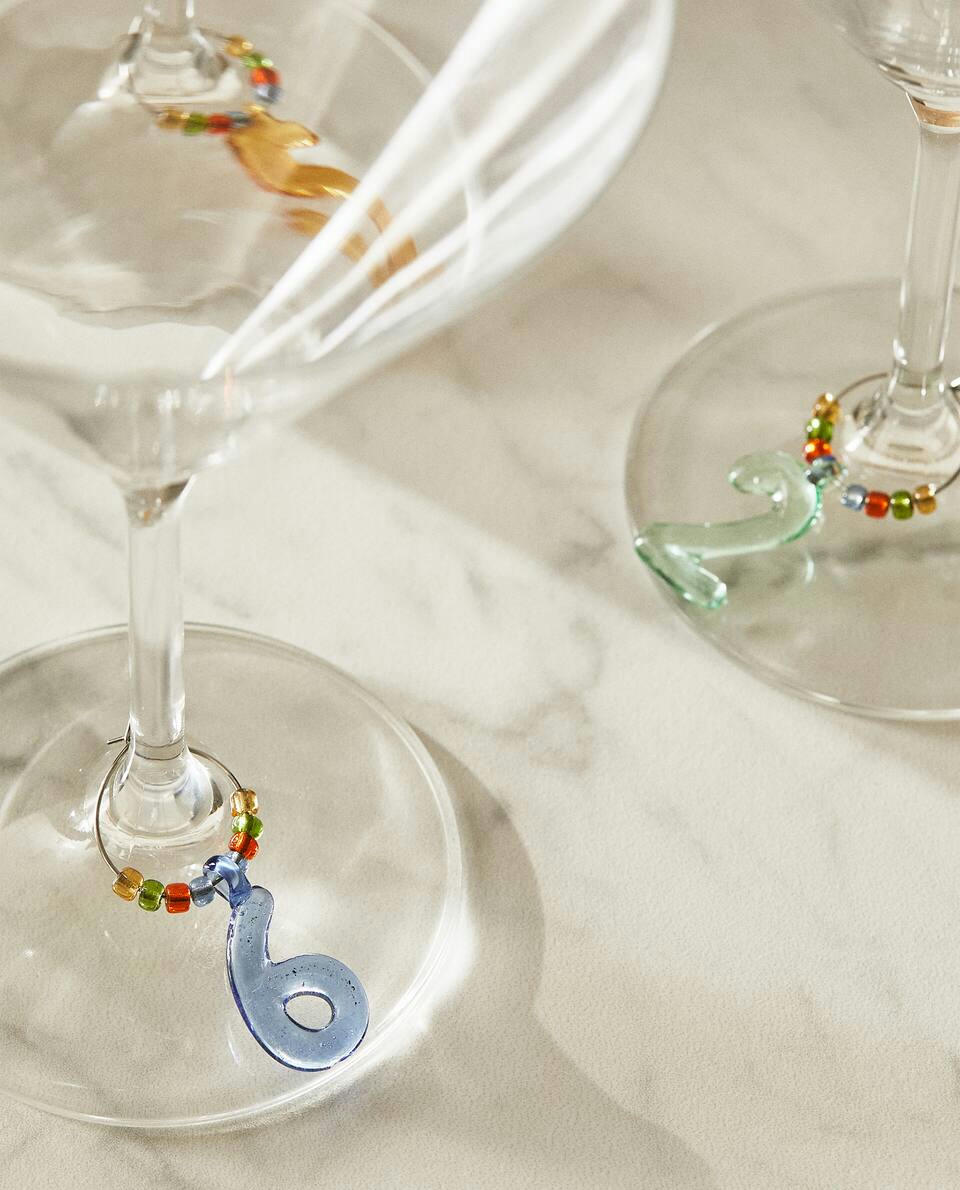 NUMBER GLASS MARKERS