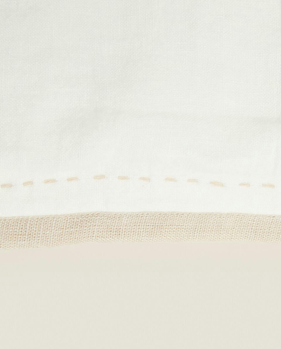 CUSHION COVER WITH CONTRAST EDGE