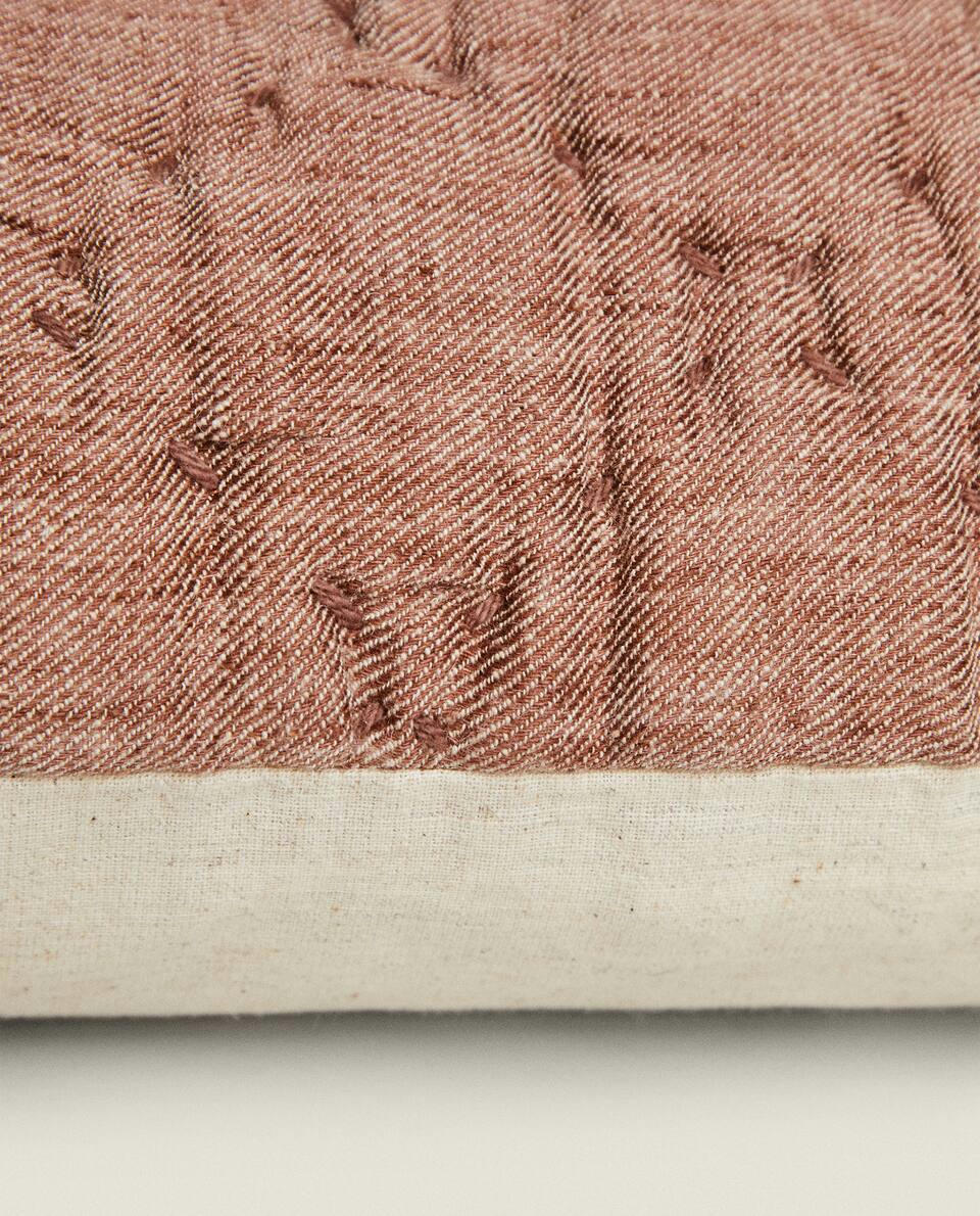 DIAMOND QUILTED CUSHION COVER