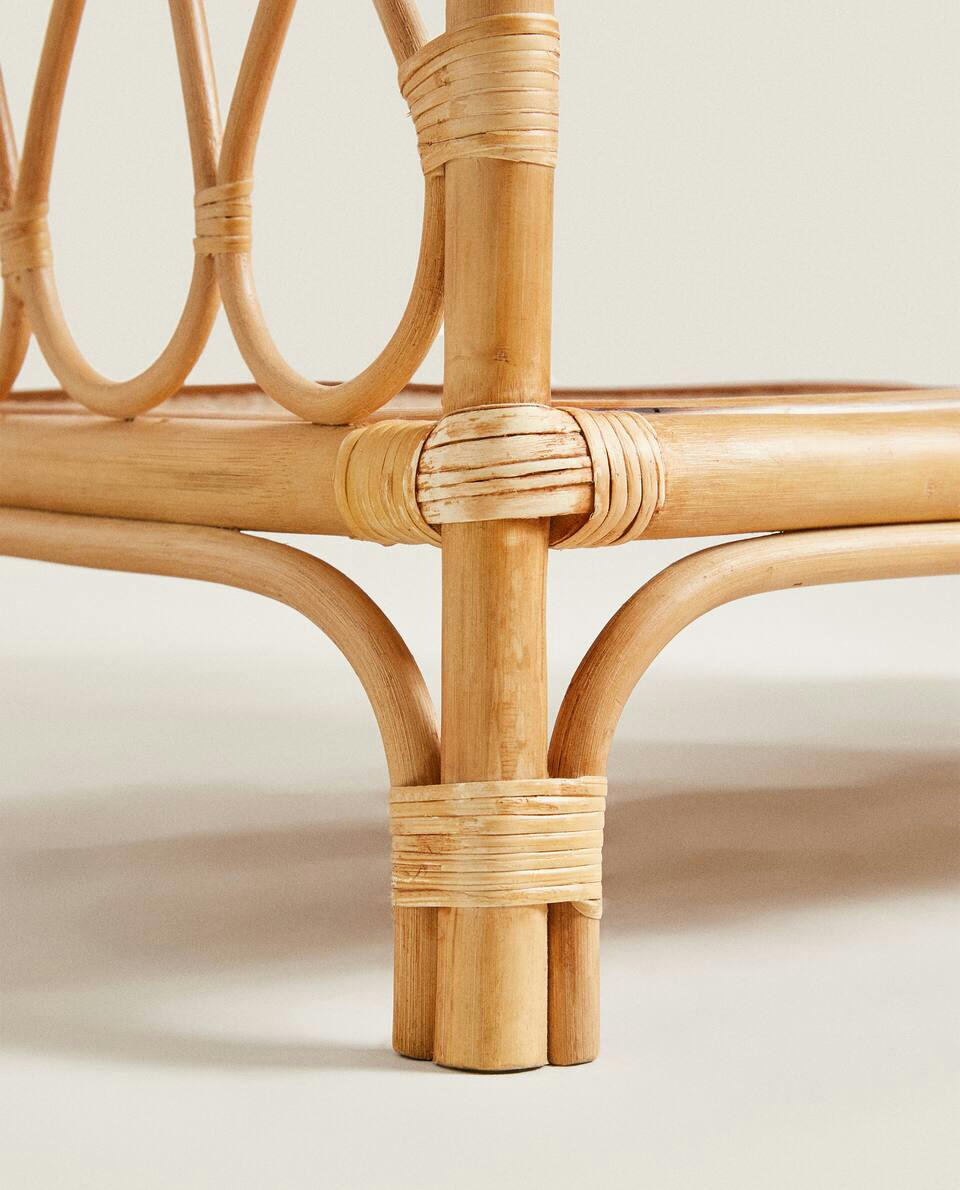 RATTAN BABY CHANGING TABLE