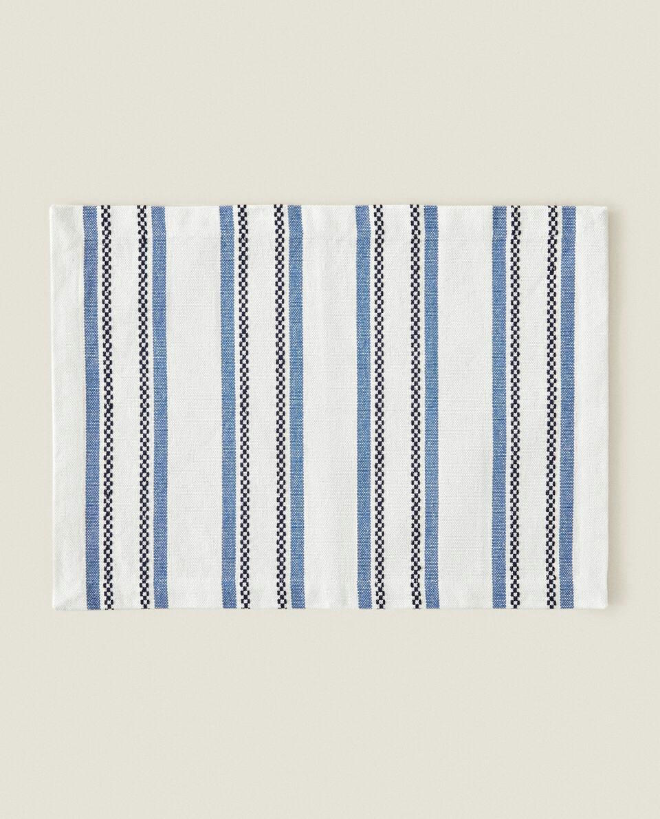 STRIPED COTTON PLACEMAT