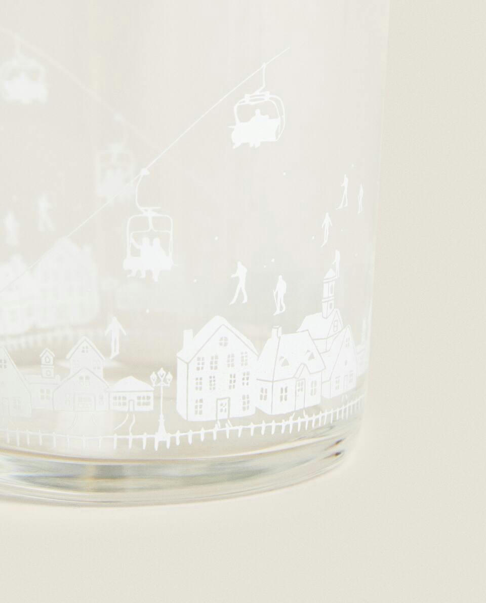 CHRISTMAS SKI SLOPE TRANSFER TUMBLER