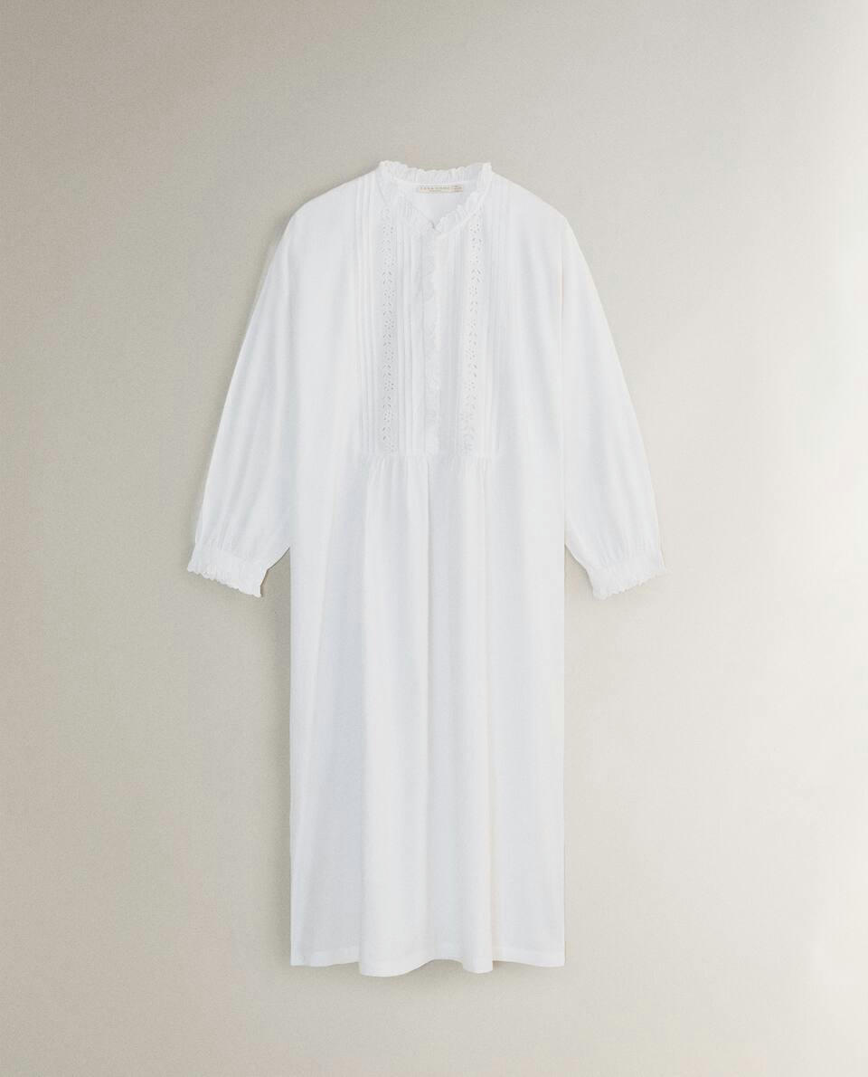 EMBROIDERED NIGHTDRESS