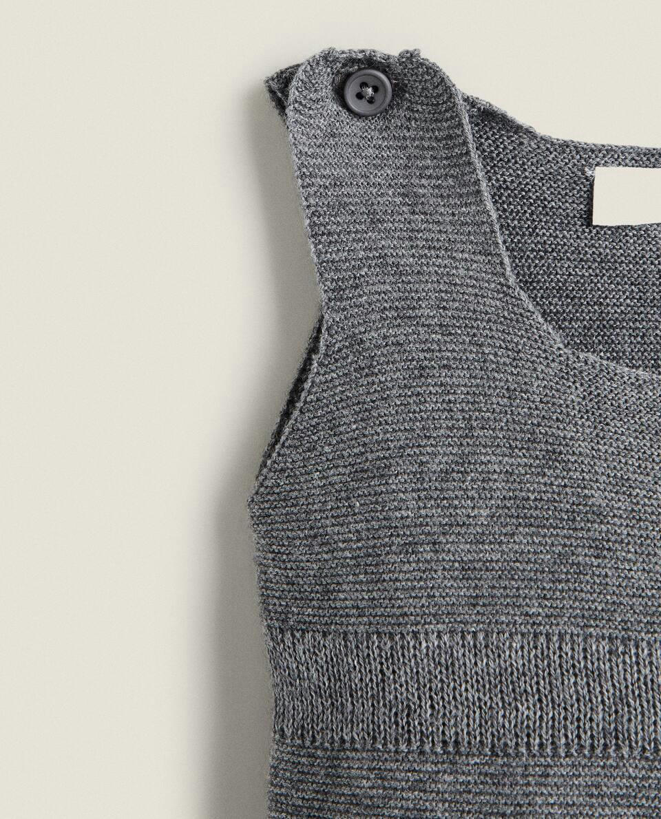 MERINO WOOL BABY ROMPER