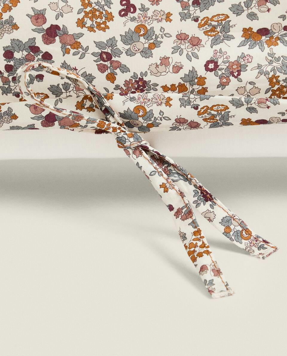 FLORAL PRINT FABRIC CHILDREN'S HEADBOARD