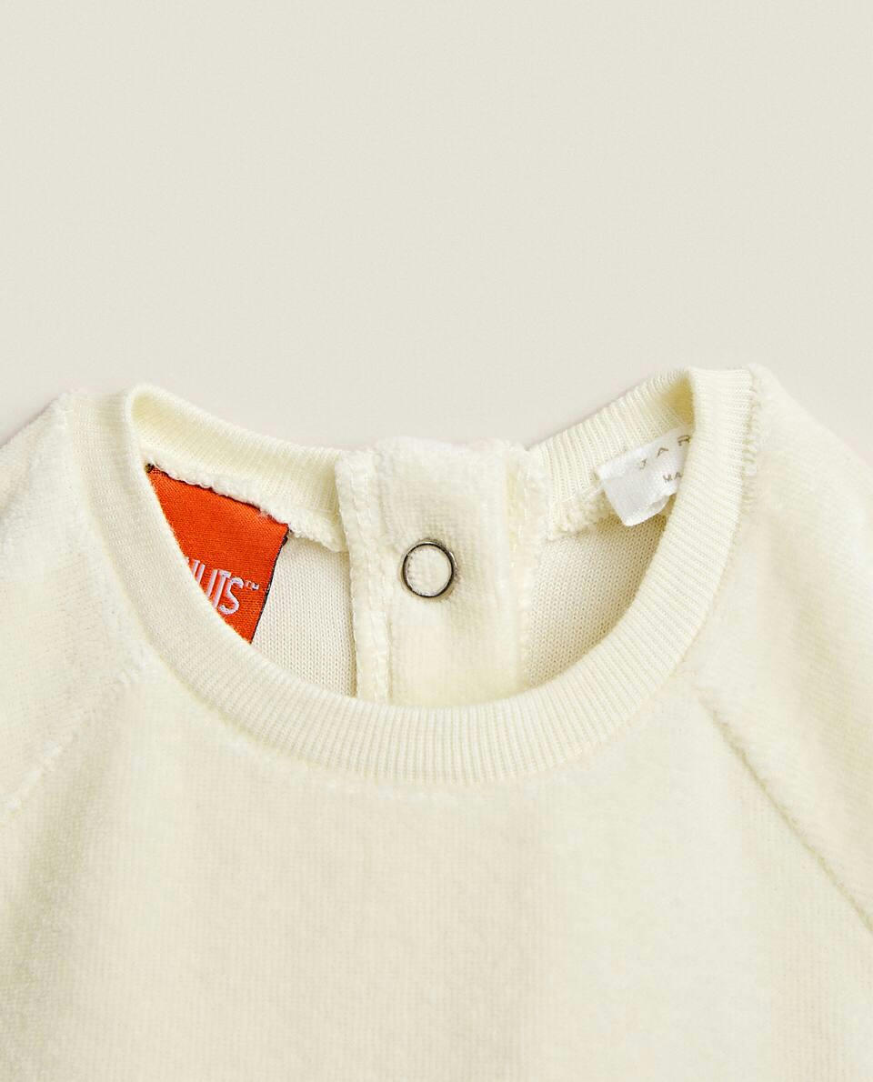 VELOUR PEANUTS? ROMPER