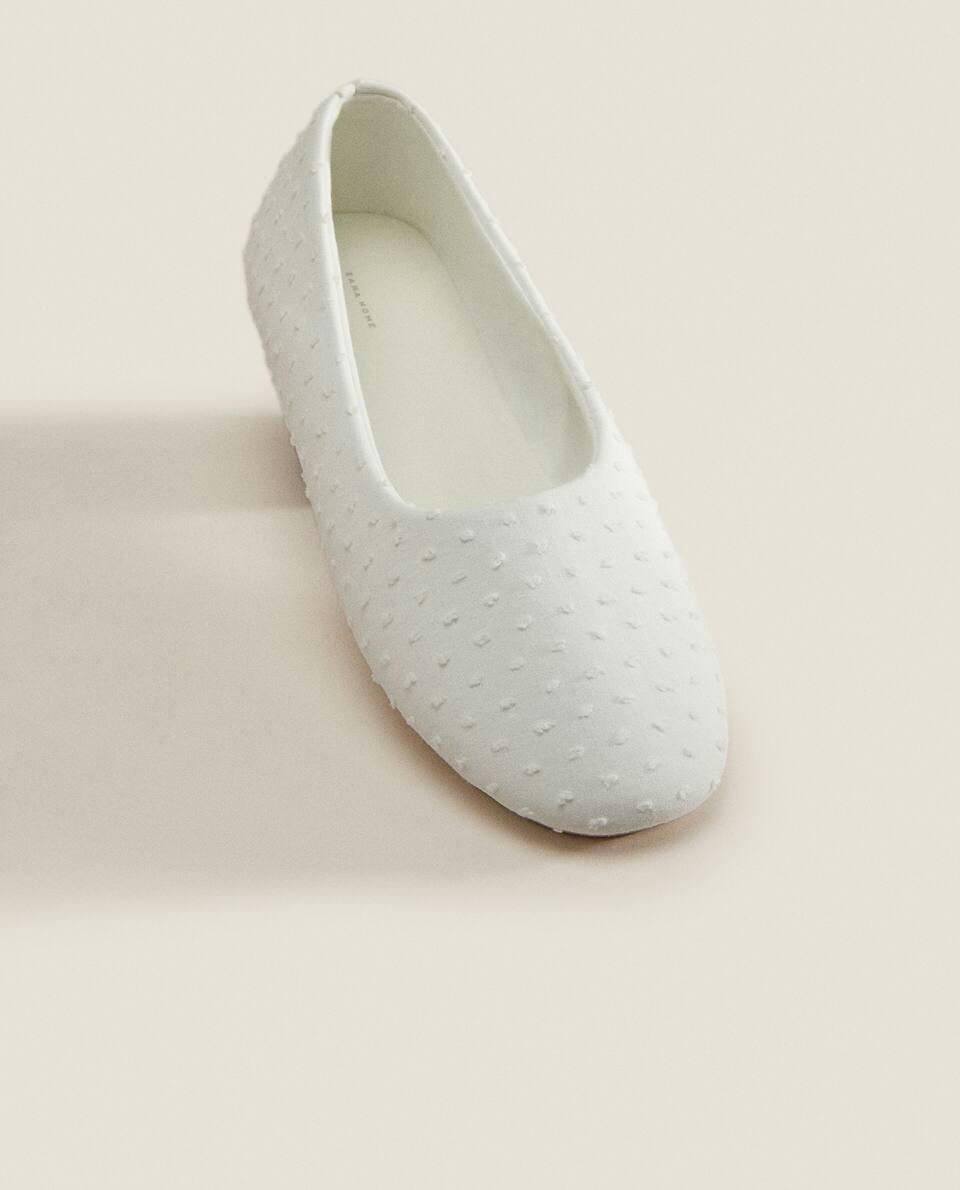 COTTON BALLERINA SLIPPERS