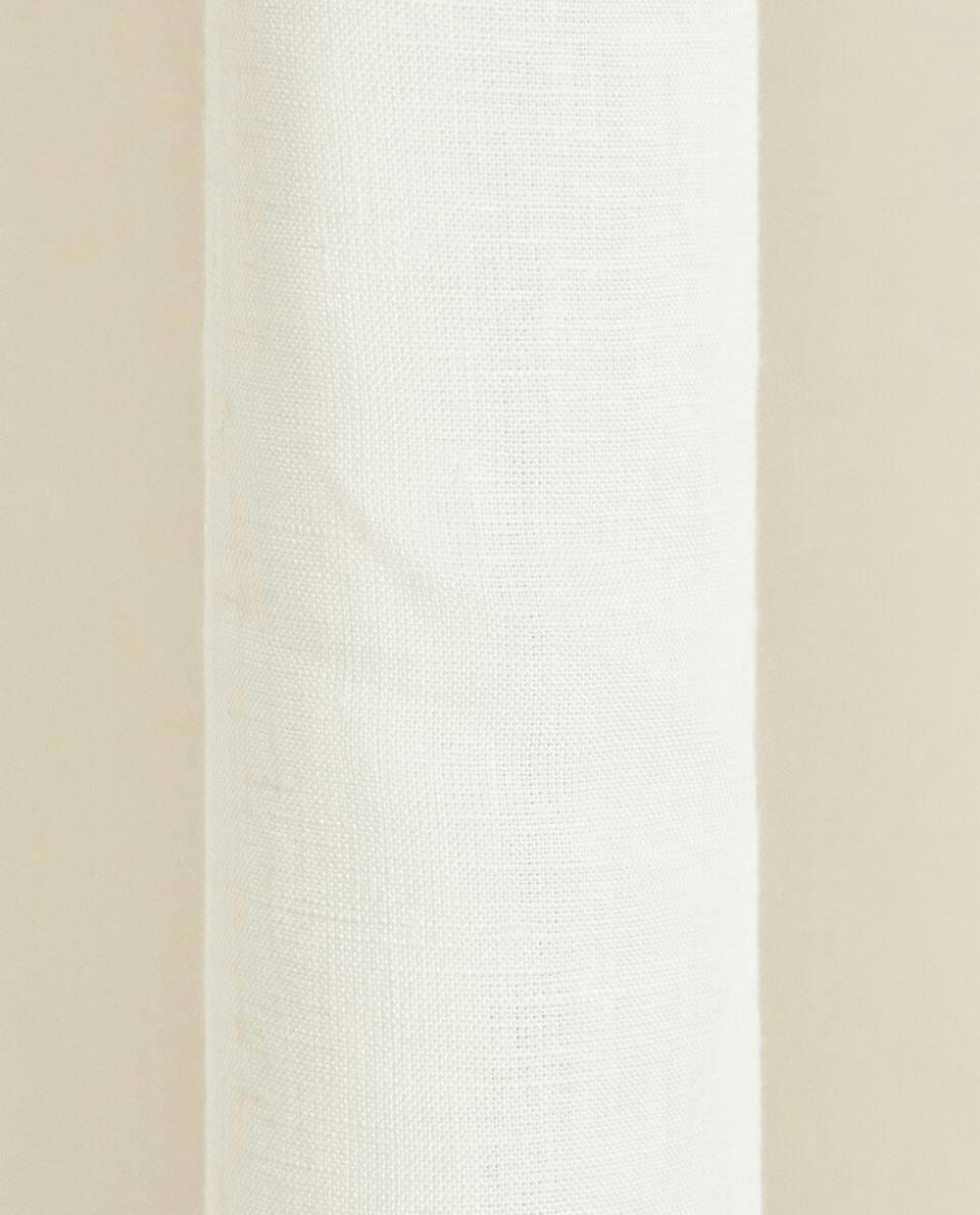 LINEN SHOWER CURTAIN