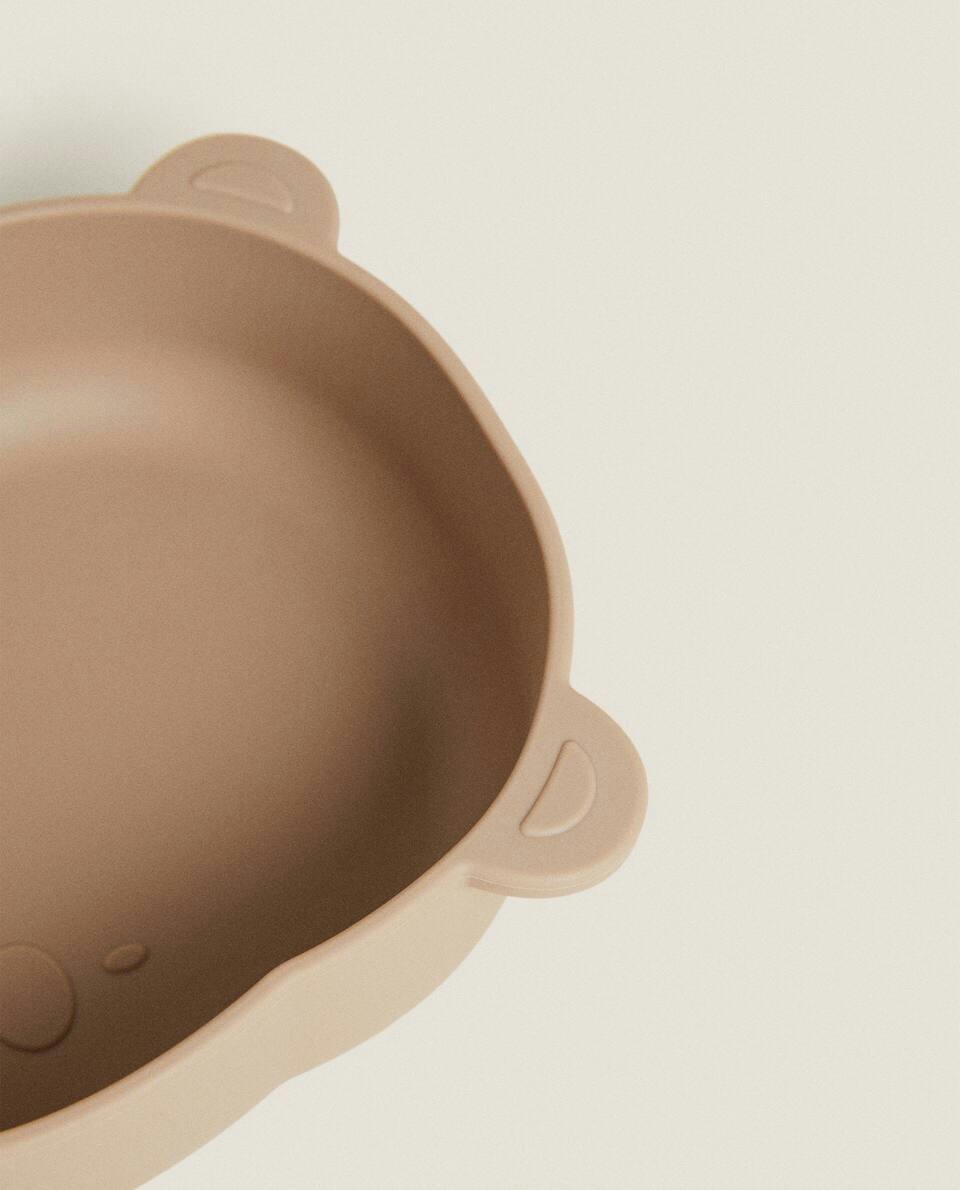 SILICONE BEAR BOWL