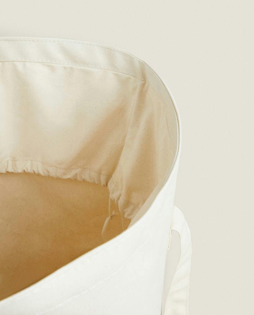 ROUND LAUNDRY BASKET WITH HANDLES