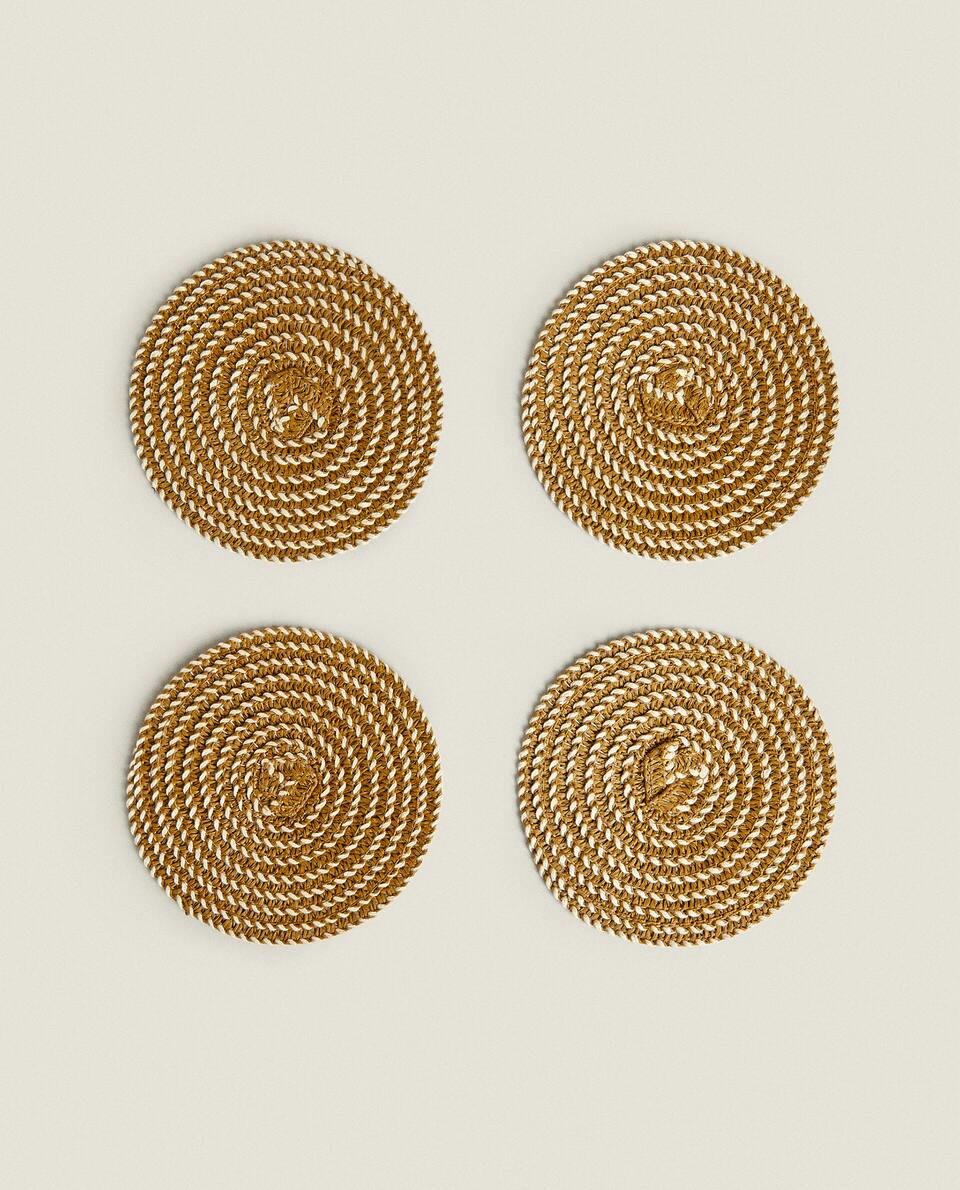 PAPER COASTERS (PACK OF 4)