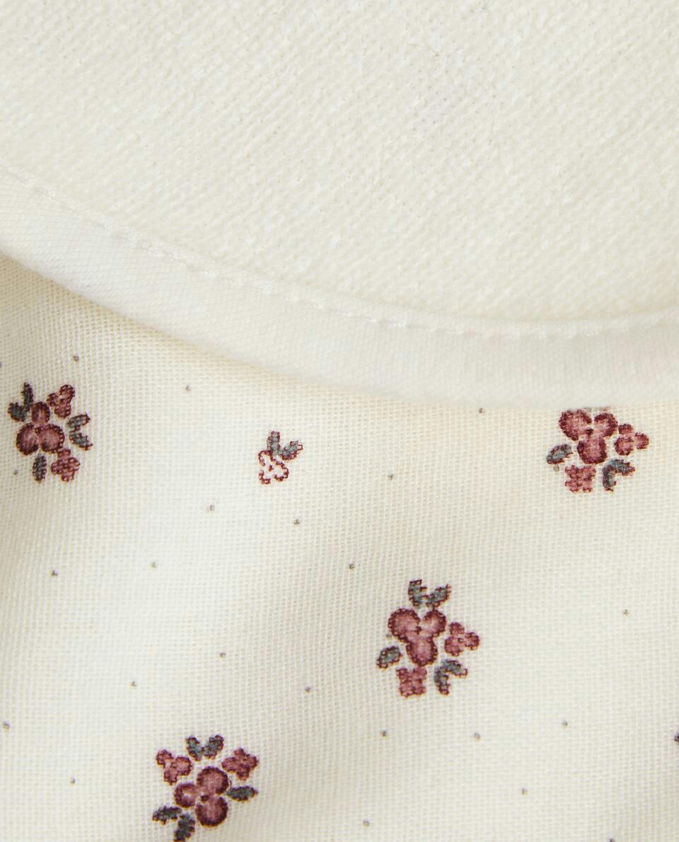 CHILDREN'S FLORAL PRINT BIB